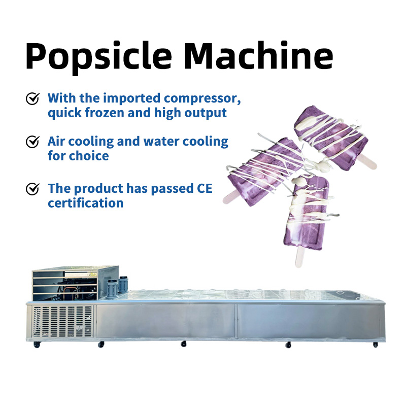Commercial Popsicle Mold Maker Machine - Ticari 39 Kalıplı Dondurma Makinesi Otomatik