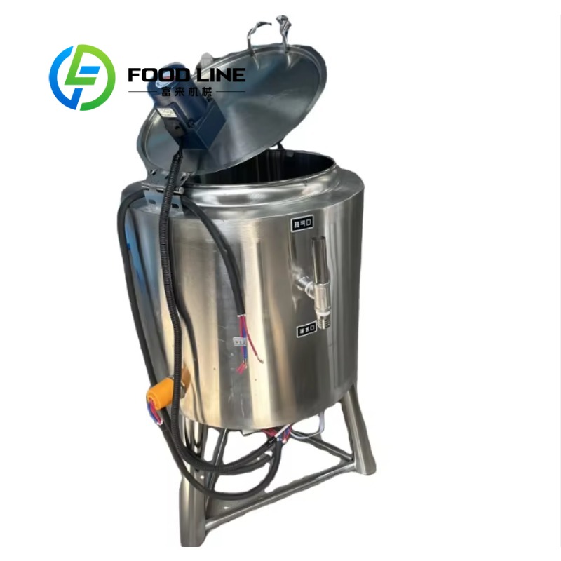 Ice Cream Pasteurizer Machine - Özelleştirilmiş 50L - 1000L Sıcaklık Kontrollü