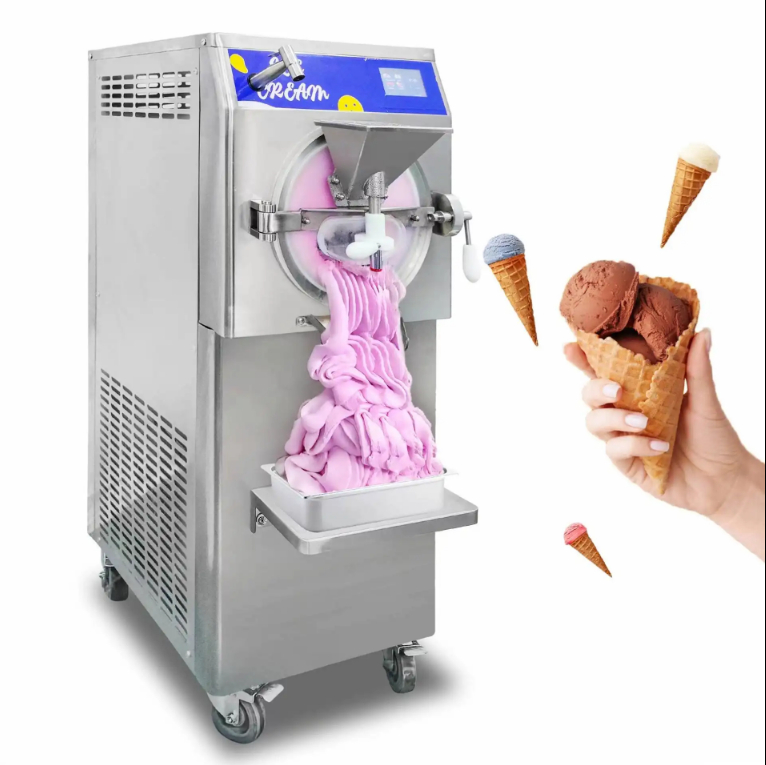 Commercial Gelato Maker Machine - Dikey İtalyan Dondurma Yapma Makinesi Ticari