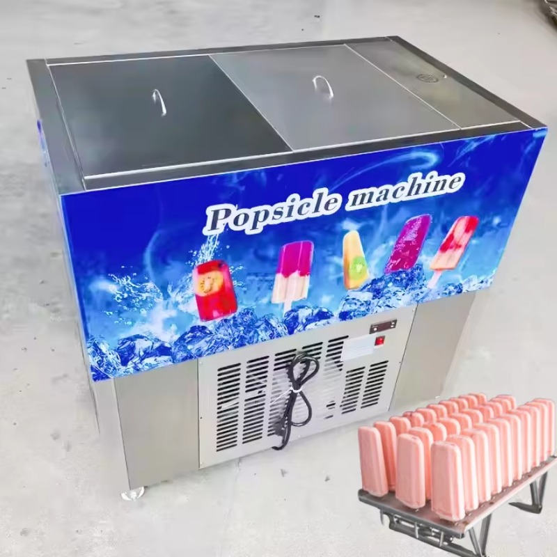 Commercial Popsicle Mold Maker Machine - Ticari Tip, 40 Yuvalı, 304 Paslanmaz