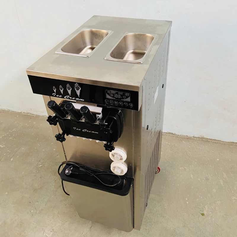 Commercial Ice Cream Machine Countertop - Ticari Tezgah Üstü Otomatik Yumuşak Dondurma