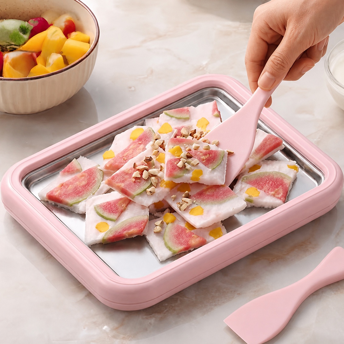 Frozen Yogurt Machine Commercial - Paslanmaz Çelik Dondurma Makinesi, Ev Yapımı