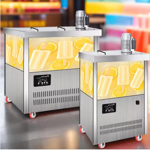 Commercial Popsicle Mold Maker Machine - Yeni Ticari Çift Kalıplı Dondurma Makinesi