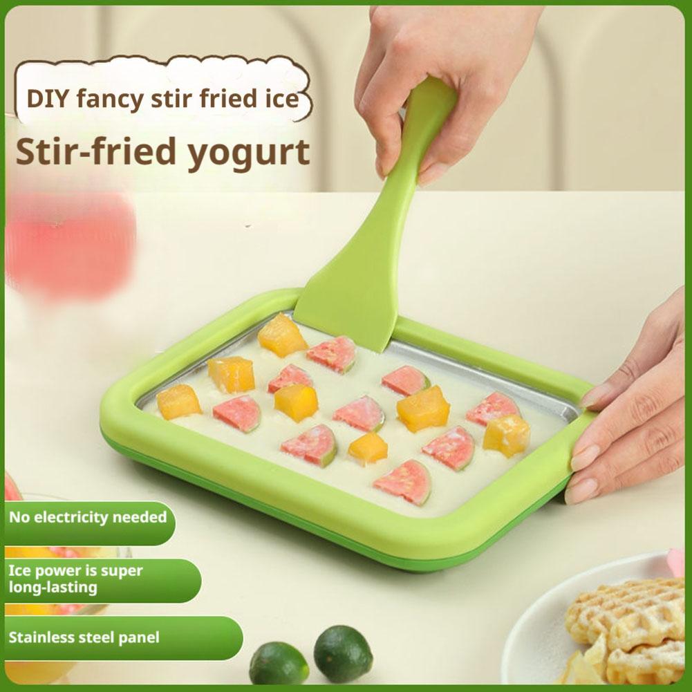 2 Kazıyıcılı Dondurma Rulo Yap - Rolled Ice Cream Machine Fried Plate incelemesi ve fiyatı