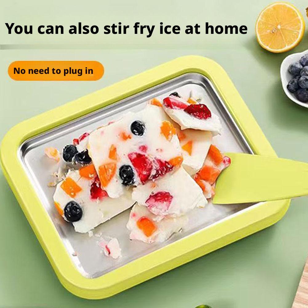 2 Kazıyıcılı Dondurma Rulo Yap - Rolled Ice Cream Machine Fried Plate incelemesi ve fiyatı