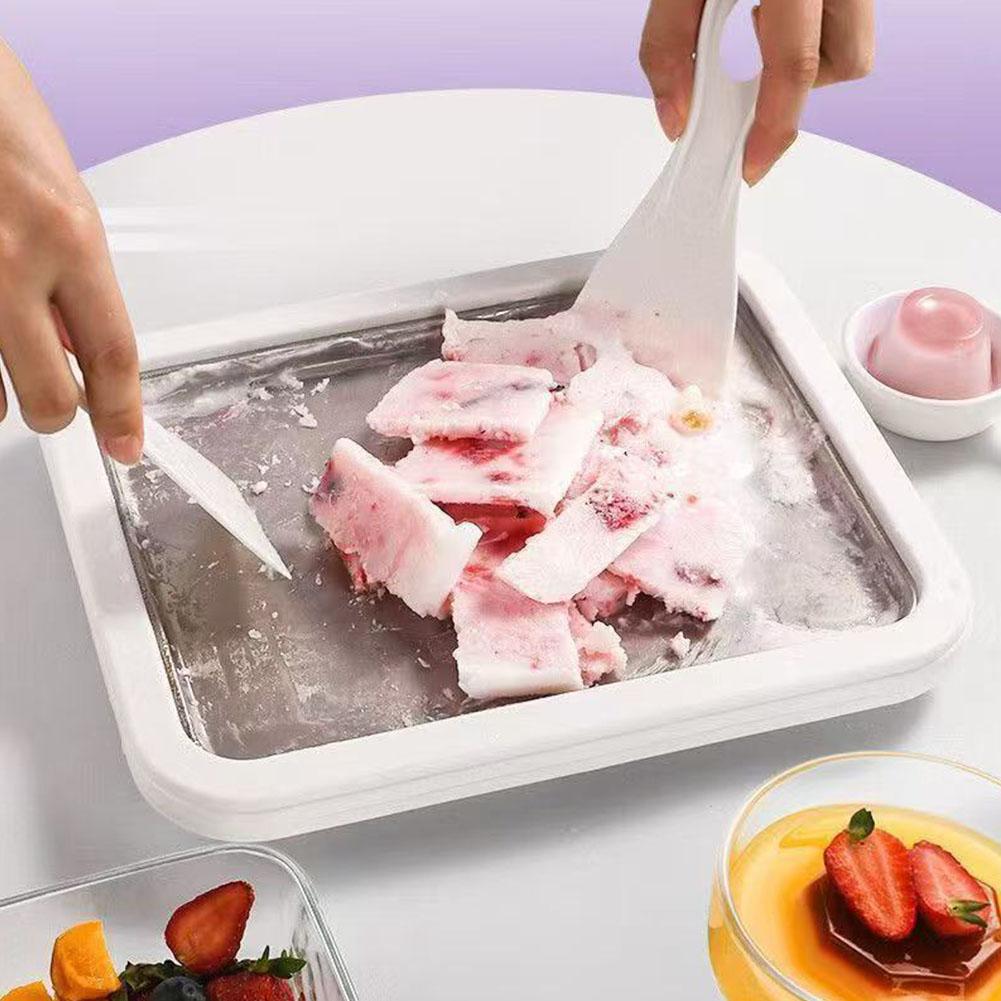 2 Kazıyıcılı Dondurma Rulo Yap - Rolled Ice Cream Machine Fried Plate incelemesi ve fiyatı