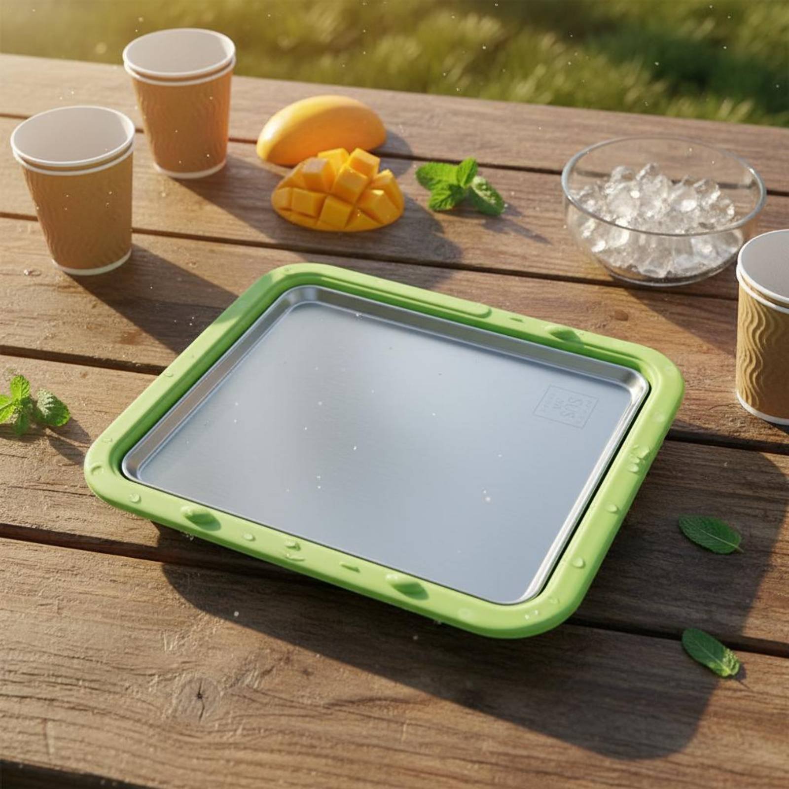 Rulo Dondurma Makinesi Ev Yapı - Rolled Ice Cream Machine Fried Plate incelemesi ve fiyatı