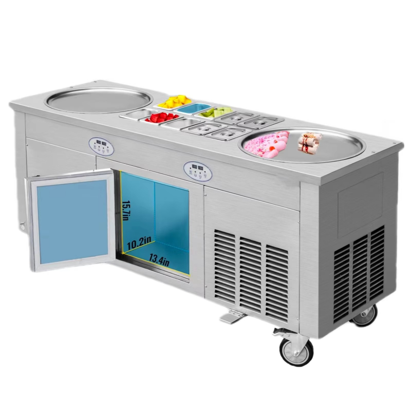 Rulo Dondurma Makinesi 2800 Wa - Rolled Ice Cream Machine Fried Plate incelemesi ve fiyatı