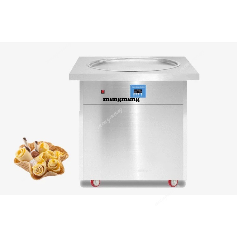 Ticari Tek Plakalı Kaliteli Ru - Rolled Ice Cream Machine Fried Plate incelemesi ve fiyatı