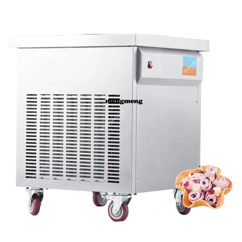 Ticari Tek Plakalı Kaliteli Ru - Rolled Ice Cream Machine Fried Plate incelemesi ve fiyatı
