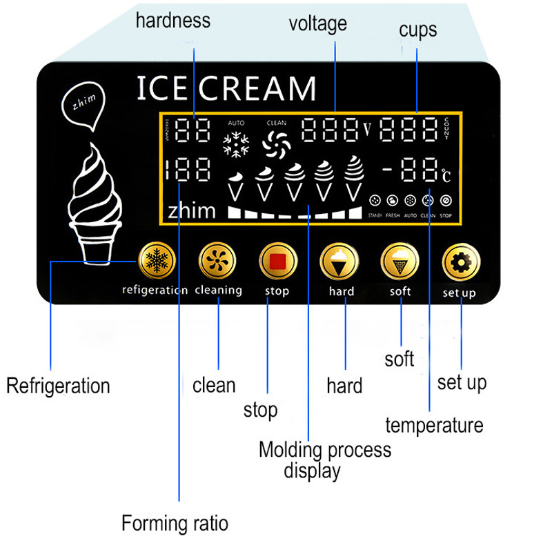 Ticari Yumuşak Dondurma Makine - Soft Ice Cream Maker Machine Commercial incelemesi ve fiyatı