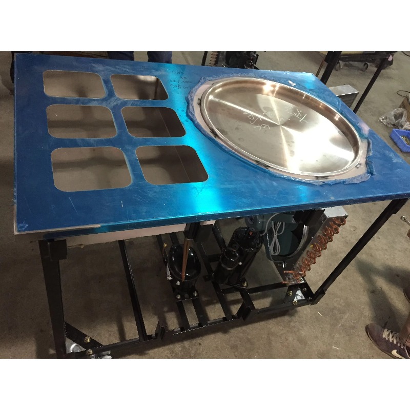 Rulo Dondurma Makinesi Soğuk P - Rolled Ice Cream Machine Fried Plate incelemesi ve fiyatı
