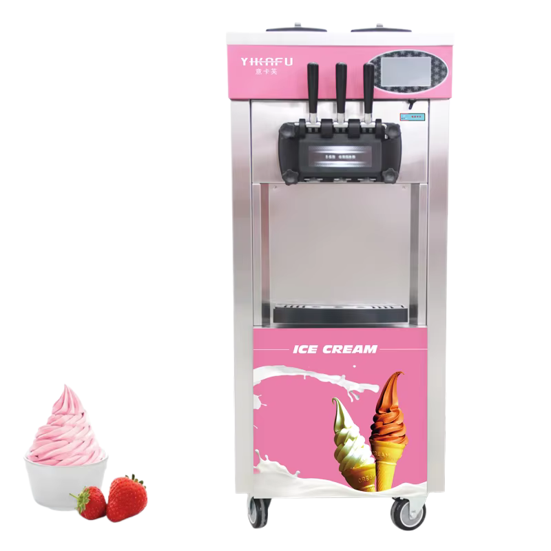Paslanmaz Çelik Dondurma Makin - Soft Serve Ice Cream Machine 3 Flavor incelemesi ve fiyatı