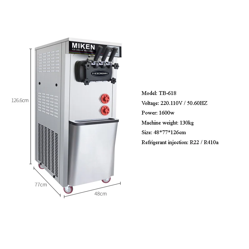 Ticari Tezgah Üstü Otomatik Yu - Commercial Ice Cream Machine Countertop incelemesi ve fiyatı