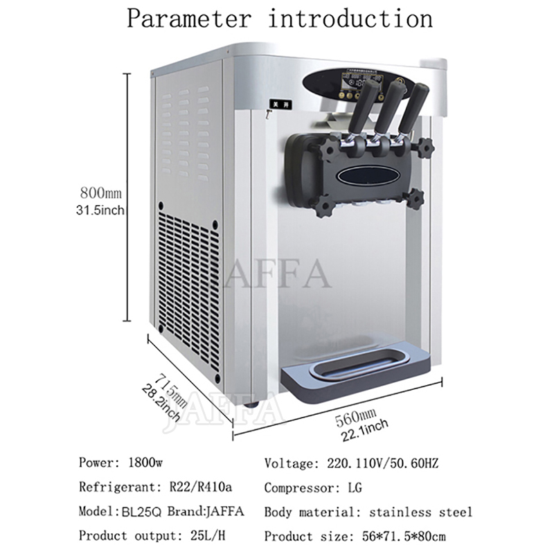Ticari Tip, Tek Aromalı, Tezga - Commercial Ice Cream Machine Countertop incelemesi ve fiyatı
