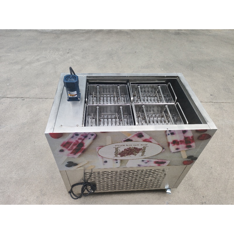 Ticari 4 Kalıplı Dondurma Maki - Commercial Popsicle Mold Maker Machine incelemesi ve fiyatı