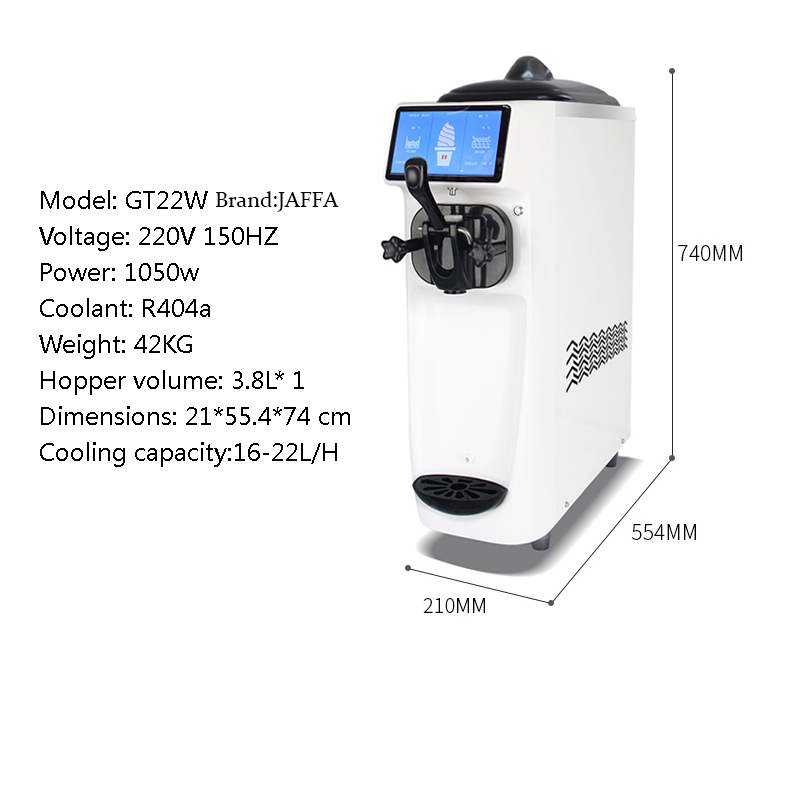 Tezgah Üstü Ticari Yumuşak Don - Commercial Ice Cream Machine Countertop incelemesi ve fiyatı