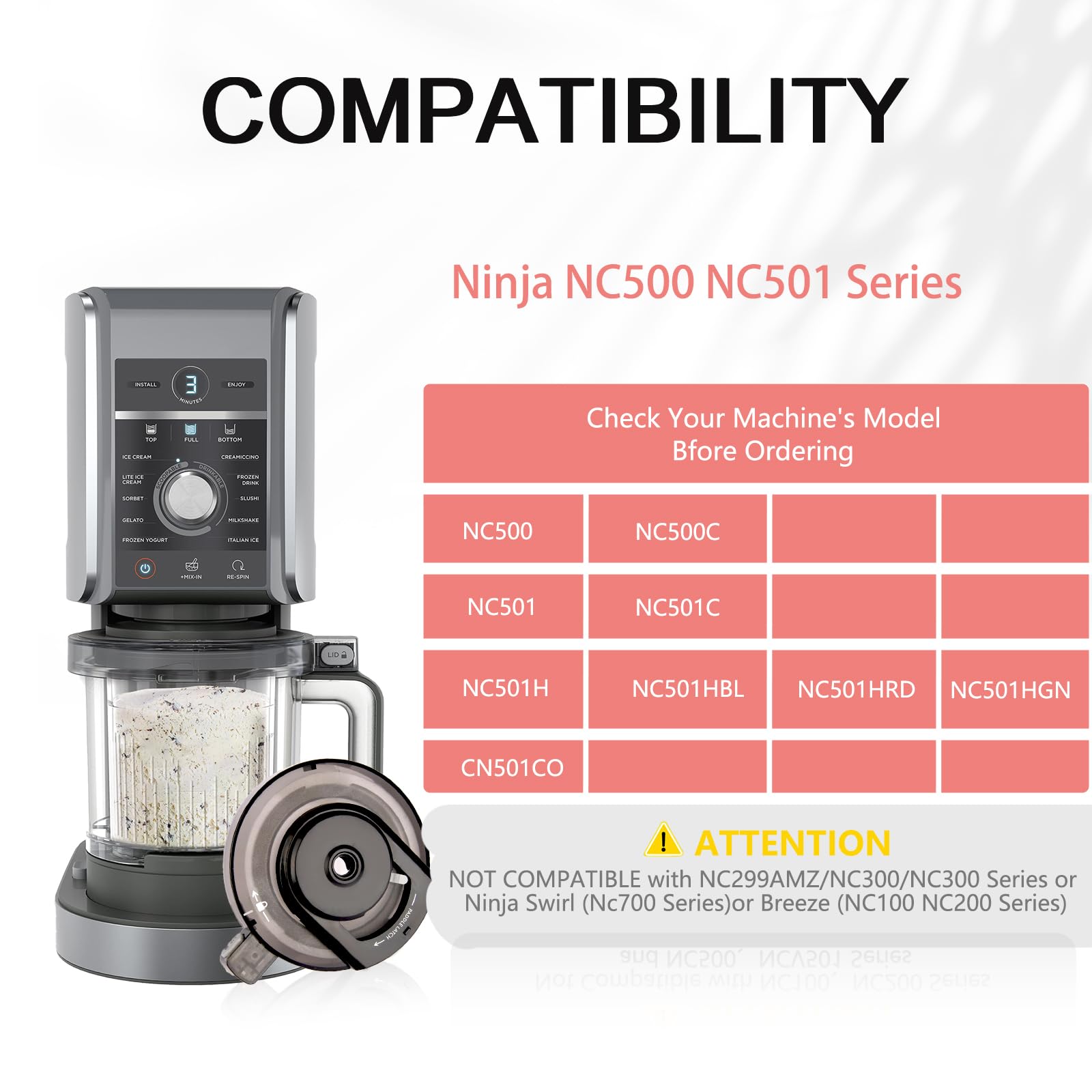 Ninja Creami Deluxe NC501/NC50 - Soft Ice Cream Maker Machine Commercial incelemesi ve fiyatı