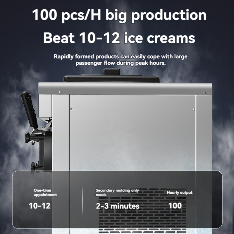 Tam Otomatik Sundae Külahı Yum - Commercial Ice Cream Machine Countertop incelemesi ve fiyatı