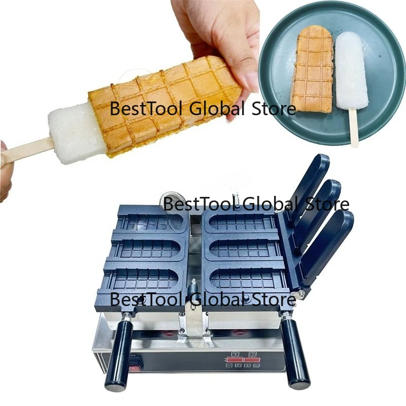Ticari Kullanım 3'lü Waffle Ma - Commercial Popsicle Mold Maker Machine incelemesi ve fiyatı