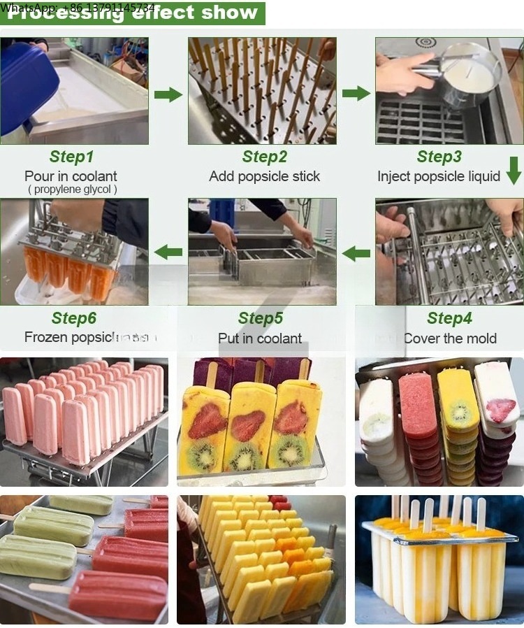 Ticari Otomatik Çubuklu Dondur - Commercial Popsicle Mold Maker Machine incelemesi ve fiyatı